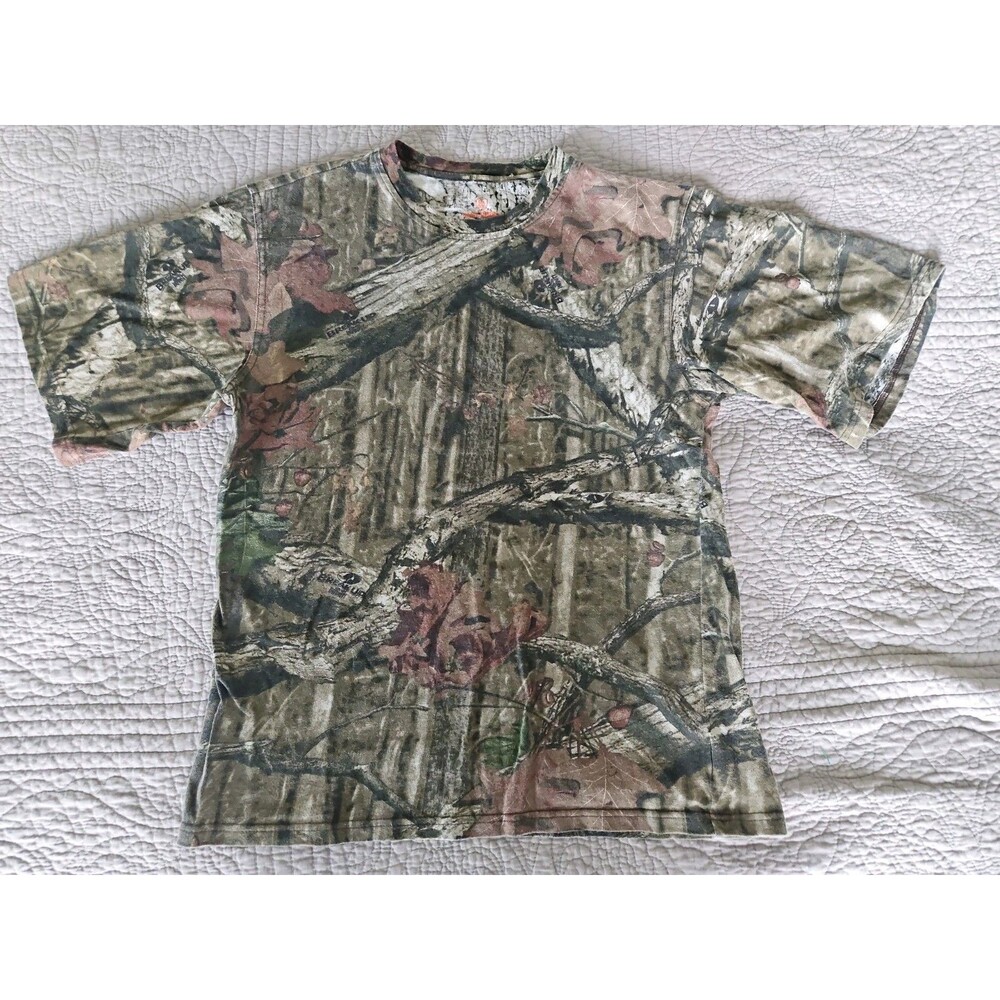 Game Winner Short Sleeve Camo T-Shirt Adult Size Small Realtree Camo 100% Cotton